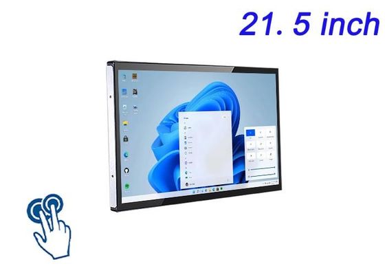 21.5 pulgadas de pantalla táctil Windows Incorporada para sistemas de entretenimiento, interfaces de capacitación corporativa, soluciones de hospitalidad y paneles industriales