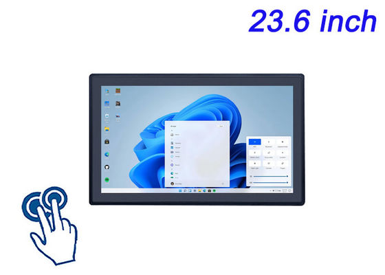 23Pantalla de pantalla táctil integrada de.6 pulgadas para Windows para diagnósticos médicos, máquinas CNC, sistemas de refinería de petróleo y paneles de control avanzados