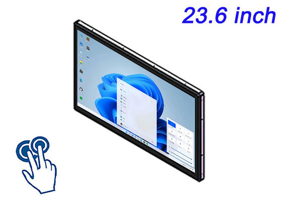 23Pantalla de pantalla táctil integrada de.6 pulgadas para Windows para diagnósticos médicos, máquinas CNC, sistemas de refinería de petróleo y paneles de control avanzados