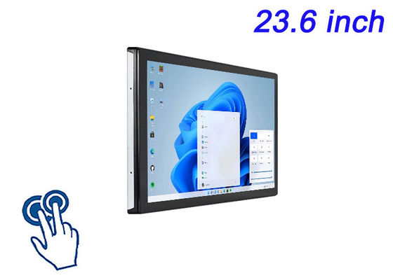 23Pantalla de pantalla táctil integrada de.6 pulgadas para Windows para diagnósticos médicos, máquinas CNC, sistemas de refinería de petróleo y paneles de control avanzados