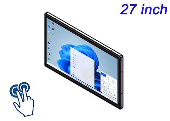 Pantalla táctil incorporada de 27 pulgadas de Windows para ferias comerciales, publicidad interactiva, aplicaciones minoristas de gama alta y sistemas de comando
