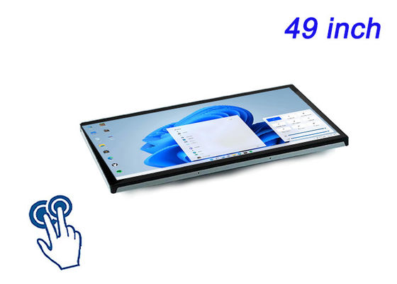 Pantalla de 49 pulgadas Windows Touch Embedded para juegos inmersivos, señalización digital de gran formato, centros de comando y control y pantallas interactivas de gama alta