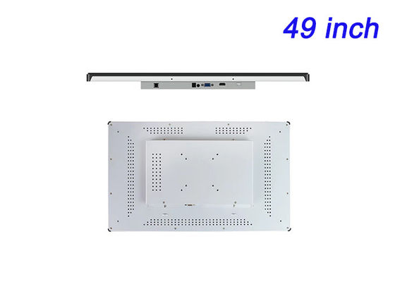 Pantalla de 49 pulgadas Windows Touch Embedded para juegos inmersivos, señalización digital de gran formato, centros de comando y control y pantallas interactivas de gama alta