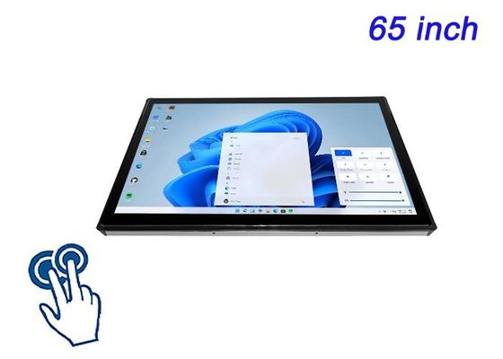 Display integrado de Windows Touch de 65 pulgadas para redes de señalización digital, aplicaciones de sala de control, experiencias inmersivas y presentaciones de alto impacto