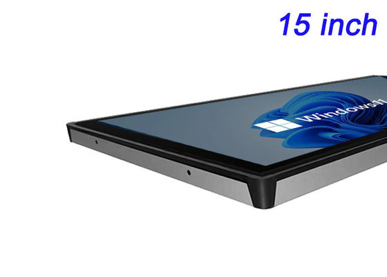 Pantalla con ventanas de 15 pulgadas para pantallas de transporte, sistemas de seguridad, operaciones de almacén y máquinas expendedoras