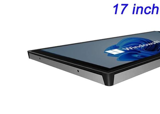 Pantalla integrada de 17 pulgadas con ventanas para aplicaciones aeroespaciales, instrumentos de laboratorio, sistemas de gestión de energía y paneles HMI