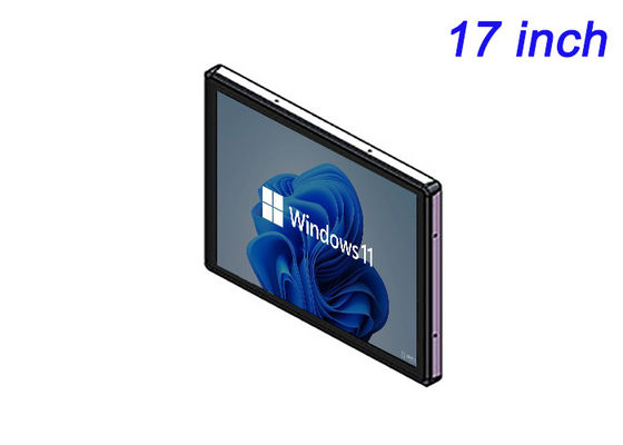 Pantalla integrada de 17 pulgadas con ventanas para aplicaciones aeroespaciales, instrumentos de laboratorio, sistemas de gestión de energía y paneles HMI
