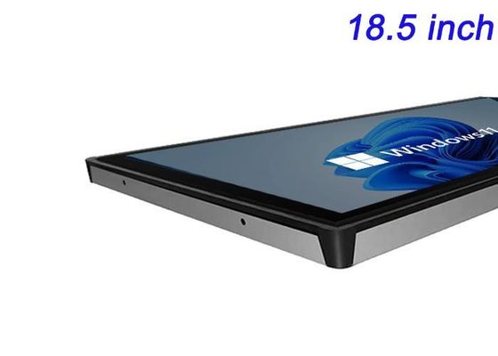 18.5 pulgadas Windows Monitor incrustado para pantallas de orientación, consolas de fitness, terminales de entretenimiento e interfaces públicas