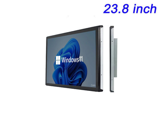 23.8 pulgadas de pantalla de Windows Touch Incorporada para señalización digital, pizarras interactivas, pedidos en la mesa del restaurante y monitoreo de seguridad