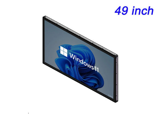 Pantalla de 49 pulgadas Windows Touch Embedded para juegos inmersivos, señalización digital de gran formato, centros de comando y control y pantallas interactivas de gama alta