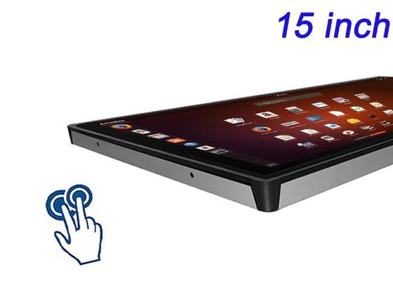 Display integrado de 15 pulgadas Linux Touch para sistemas de salud, máquinas expendedoras inteligentes, interfaces de transporte y paneles de entretenimiento