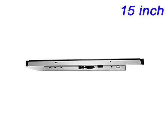 Display integrado de 15 pulgadas Linux Touch para sistemas de salud, máquinas expendedoras inteligentes, interfaces de transporte y paneles de entretenimiento