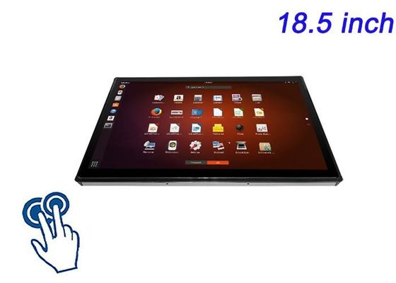 18.5 pulgadas Linux Touch Monitor Incorporado para sistemas inteligentes de lavado de coches, señalización pública, paneles interactivos de museos y controles industriales