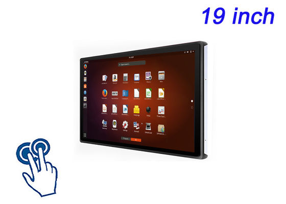 Pantalla táctil integrada de 19 pulgadas Linux para automatización de almacenes, sistemas de monitoreo de energía, paneles de control y pantallas de transporte público