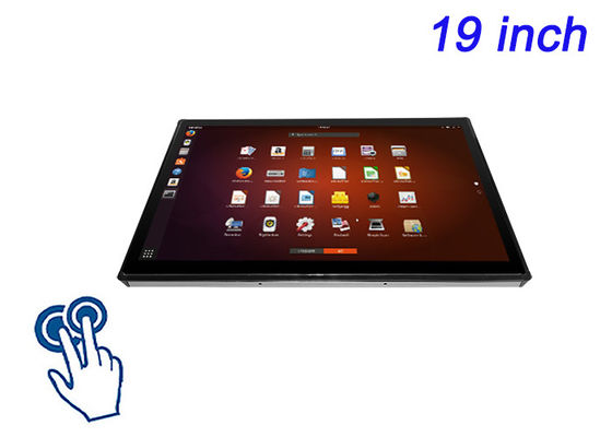 Pantalla táctil integrada de 19 pulgadas Linux para automatización de almacenes, sistemas de monitoreo de energía, paneles de control y pantallas de transporte público