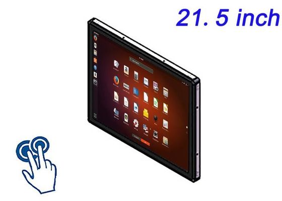 21Pantalla táctil integrada de.5 pulgadas Linux para paneles de control de logística, fábricas inteligentes, interfaces corporativas y marcadores de estadios