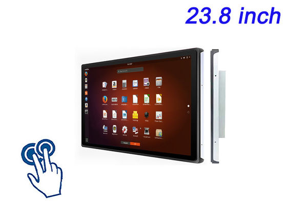23Display integrado de toque Linux de.8 pulgadas para publicidad minorista, sistemas de gestión de tráfico, paneles de investigación científica y centros de comando