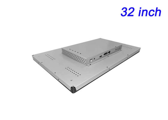 Display integrado de 32 pulgadas Linux con toque para soluciones educativas, paneles de transporte público, sistemas de seguridad y minoristas interactivos