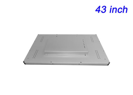 Pantalla táctil integrada de 43 pulgadas Linux para automatización industrial, quioscos de ciudades inteligentes, interfaces de atención médica y salas de comando