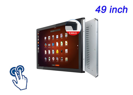 Pantalla integrada de 49 pulgadas Linux con toque para señalización digital, soluciones de reuniones corporativas, monitoreo de instalaciones y paneles de control de transporte