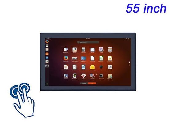 Pantalla táctil integrada de 55 pulgadas Linux para publicidad minorista de gama alta, centros de comando, interfaces de museos y soluciones de juegos inmersivas