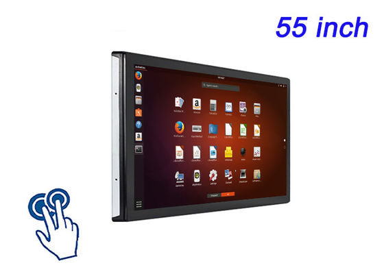 Pantalla táctil integrada de 55 pulgadas Linux para publicidad minorista de gama alta, centros de comando, interfaces de museos y soluciones de juegos inmersivas