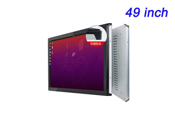 Pantalla integrada Linux de 49 pulgadas para paneles de control corporativos, interfaces de estadios, monitoreo de fábrica y publicidad digital