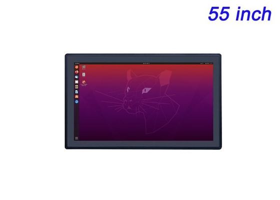 Pantalla integrada de 55 pulgadas de Linux para pantallas públicas, terminales de transporte, salas de exposiciones e infraestructura inteligente