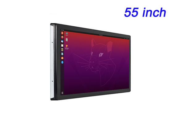 Pantalla integrada de 55 pulgadas de Linux para pantallas públicas, terminales de transporte, salas de exposiciones e infraestructura inteligente