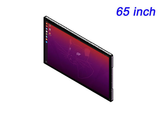 Display integrado de 65 pulgadas de Linux para centros de mando, publicidad minorista de gama alta, interfaces de edificios inteligentes y salas de control
