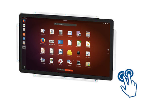 Consola táctil Linux de 32 pulgadas para sistemas de monitoreo de tráfico, quioscos de servicio público, interfaces minoristas y paneles de fábrica