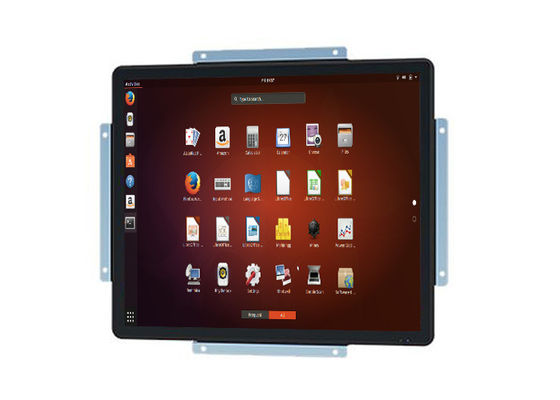 Monitor integrado de 19 pulgadas Linux para sistemas de monitoreo de fábrica, redes de seguridad, paneles educativos y salas de control de logística
