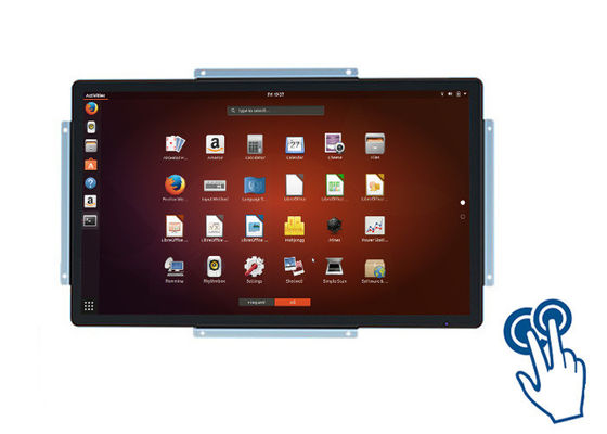 Pantalla táctil Linux de 27 pulgadas para sistemas de juegos y pantallas interactivas