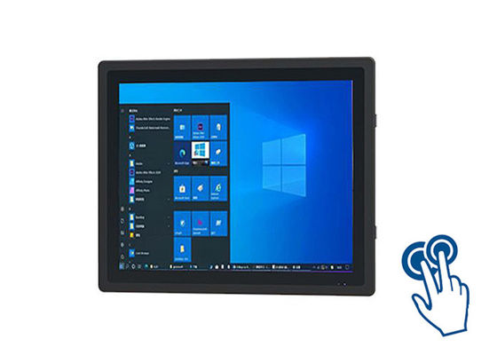 Pantalla de ventanas incrustada de 17 pulgadas para sistemas de seguridad y monitoreo industrial