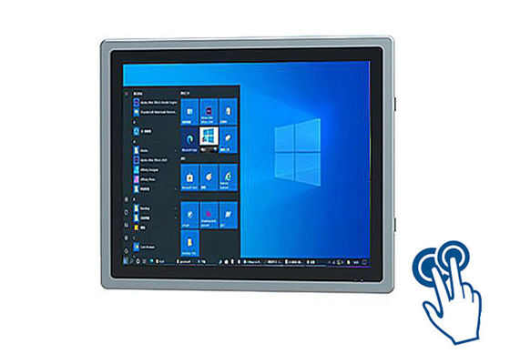 Pantalla de ventanas incrustada de 17 pulgadas para sistemas de seguridad y monitoreo industrial
