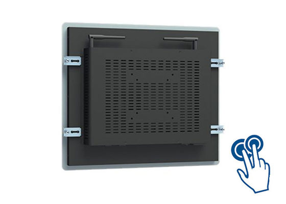 Pantalla de ventanas incrustada de 17 pulgadas para sistemas de seguridad y monitoreo industrial