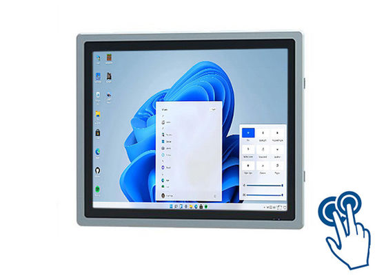 Pantalla táctil confiable de 17 pulgadas para sistemas de seguridad y control industrial
