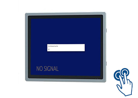 Display táctil duradero de 17 pulgadas para automatización industrial y operaciones logísticas