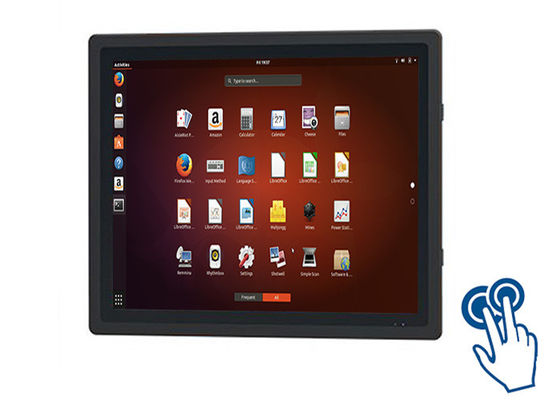 Pantalla táctil Linux integrada de 17 pulgadas para sistemas de seguridad y monitoreo logístico
