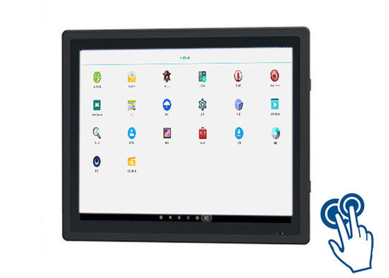 Pantalla táctil Android integrada de 17 pulgadas para sistemas de seguridad y monitoreo logístico