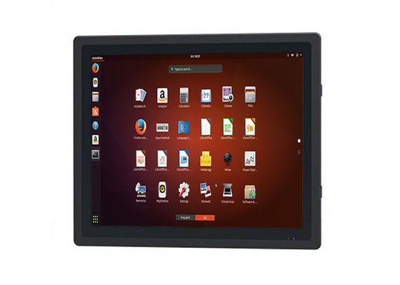 Monitoreo Linux duradero de 17 pulgadas para sistemas de seguridad y operaciones industriales