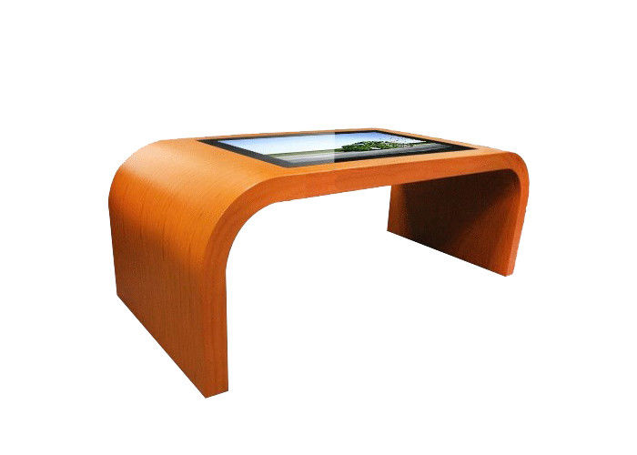 Mesa de centro de pantalla táctil tabla interactiva capacitiva del tacto del punto multi de 43 pulgadas para encontrar al jugador publicitario de la exhibición