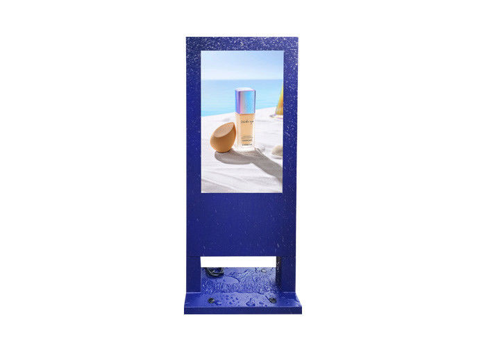 Muestras de publicidad al aire libre de la prenda impermeable Ip65 Lcd Digital del alto brillo al aire libre para la tienda