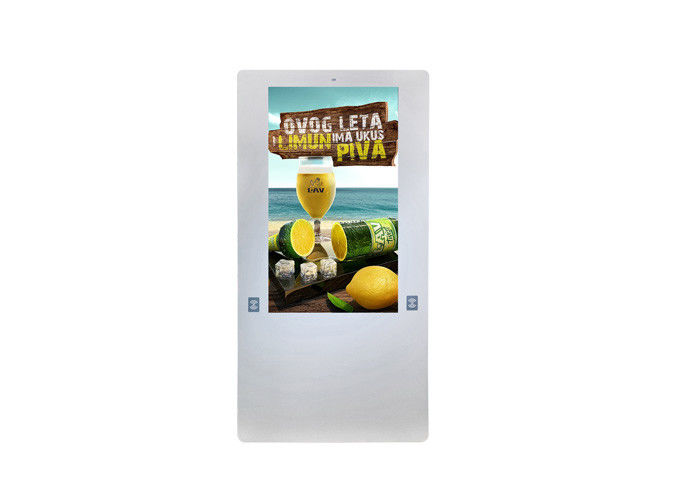 Vertical al aire libre de la reproducción de vídeo del Lcd de la prenda impermeable de encargo que hace publicidad de la muestra de la cartelera de Digitaces de la máquina para hacer publicidad al aire libre