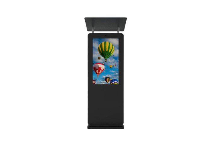 Venta caliente 43 pulgadas al aire libre pantalla dual unidad digital a través de tableros de menú impermeable LCD publicidad señalización digital
