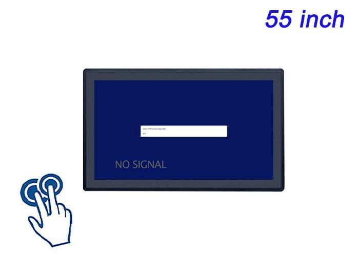 Monitor táctil incorporado de 55 pulgadas para pantallas interactivas, sistemas minoristas, aparatos inteligentes y señalización digital