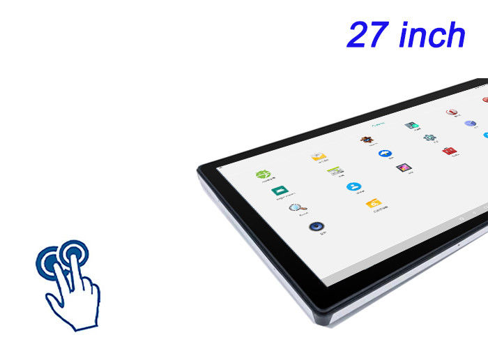 Pantalla táctil incorporada de Android de 27 pulgadas para pantallas de ferias comerciales, aplicaciones minoristas inteligentes, consolas multimedia y sistemas de control