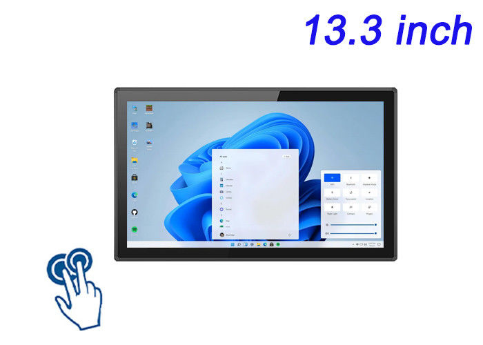 13.3 pulgadas Windows Touch Monitor incrustado para cajas minoristas, señalización digital interactiva, centros de hogar inteligente y paneles de control
