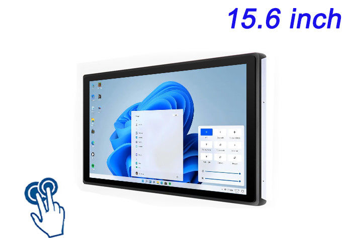 15.6 pulgadas de pantalla táctil Windows Incorporada para pantallas de ciudad inteligente, interfaces de estadios, soluciones de venta al por menor inmersivas y sistemas de juegos