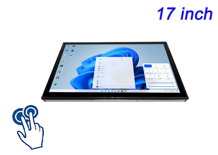 Pantalla de 17 pulgadas con Windows Touch para la instrumentación aeroespacial, equipos de laboratorio, sistemas de gestión de energía y paneles de información pública